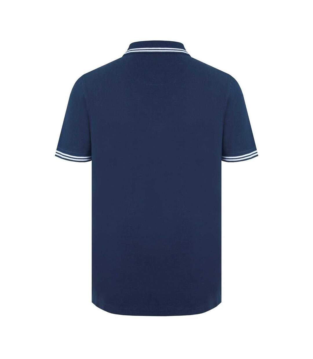 Mens Lazer Logo Cotton Polo Shirt Navy Firetrap-2