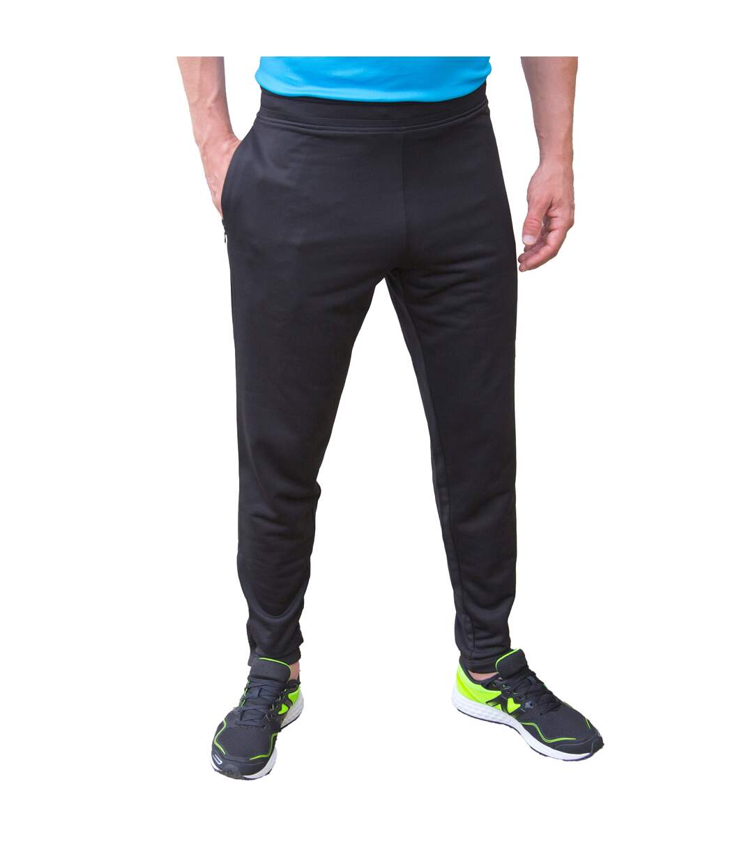 Pantalon De Jogging Homme Noir Spiro-1
