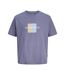 T-Shirt violet homme jack & jones frederiksberg-1