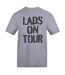 Unisex Adult Lads On Tour T-shirt Grey AWD-1