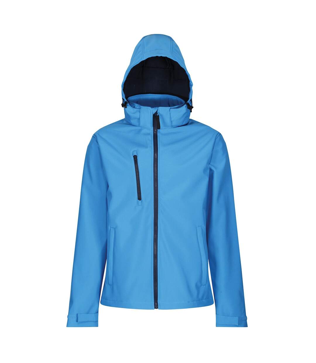 Regatta Mens Venturer 3 Layer Membrane Soft Shell Jacket (Navy/French Blue) - UTRG5717-1