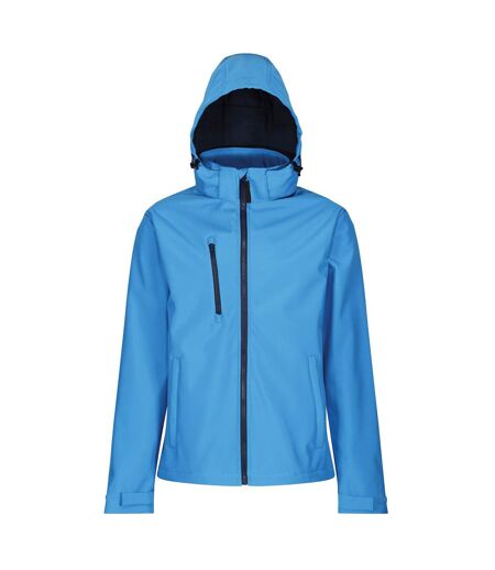 Regatta Mens Venturer 3 Layer Membrane Soft Shell Jacket (Navy/French Blue) - UTRG5717