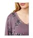 T-shirt Motif/style Fleurs Jordan Femme Violet CCDK Copenhagen-4
