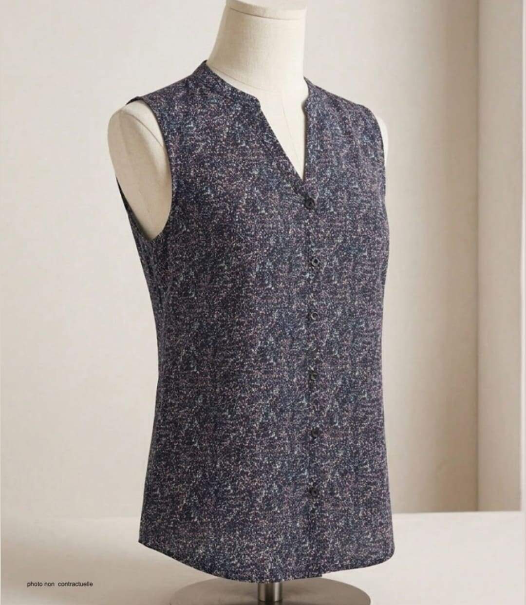 MAYFLOWER VODKA1 Chemisier sans manches – La fluidité de la viscose pour un look estival chic-3
