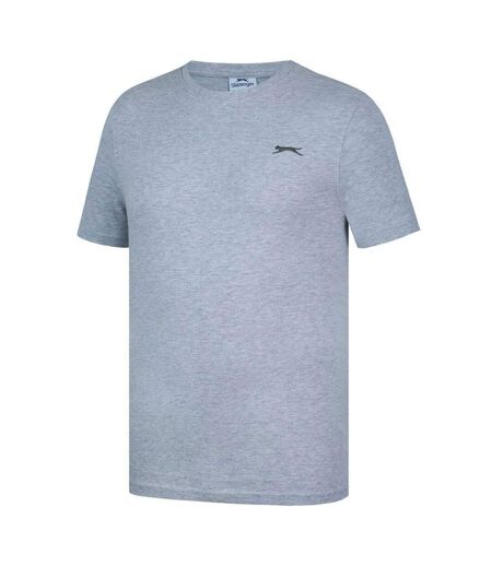 T-shirt Motif/style Logo 3d Homme Gris Chiné Chiné Slazenger