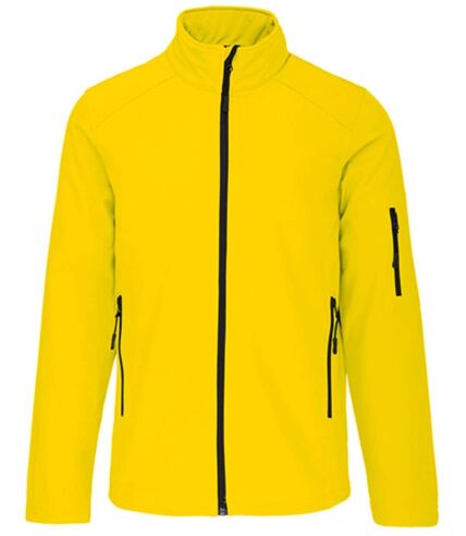 Veste softshell 3 couches - Homme - K401 - jaune fluo