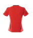 Womens/ladies Accelerate T-shirt Traffic Red Black Mascot-2