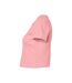 T-shirt court femme rose Bella + Canvas