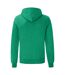 Sweat À Capuche Classic Adulte Vert Chiné Fruit Of The Loom-2