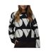 Pull noir/gris femme vero moda love-1