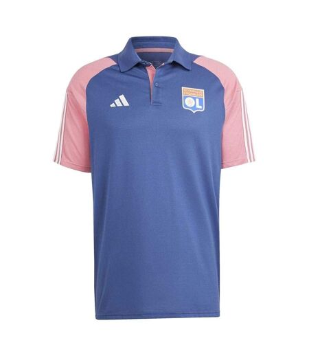 Polo Motif/style Olympique Lyonnais Tiro Homme Bleu Indigo Adidas