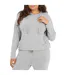 Sweat À Capuche Femme Gris Chiné Brave Soul-2