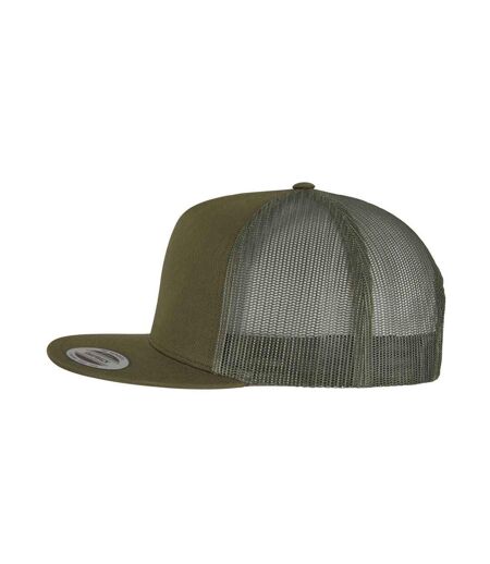 Casquette De Camionneur Classique Vert Kaki Foncé Flexfit