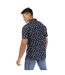 Mens Inman Button Detail Shirt Aquatic Peter Werth-2