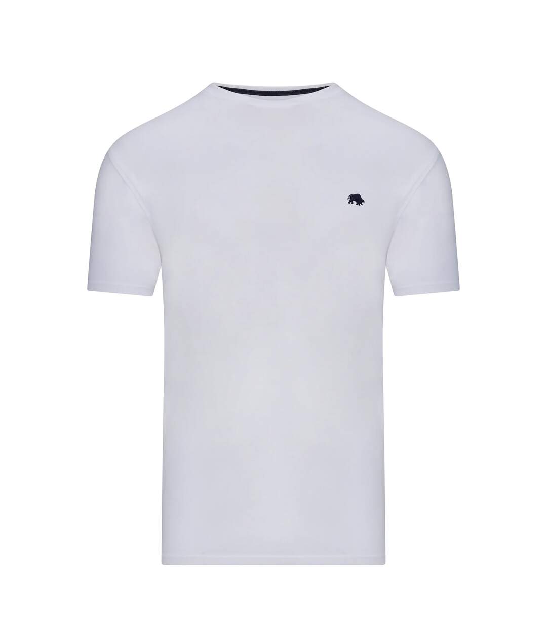 Pack Of 3  Mens Classic Organic Cotton T-shirt  Black White Navy Raging Bull-3