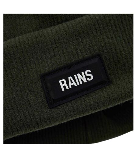 Bonnet Motif/style Texte Du Symbole Adulte Vert Rains