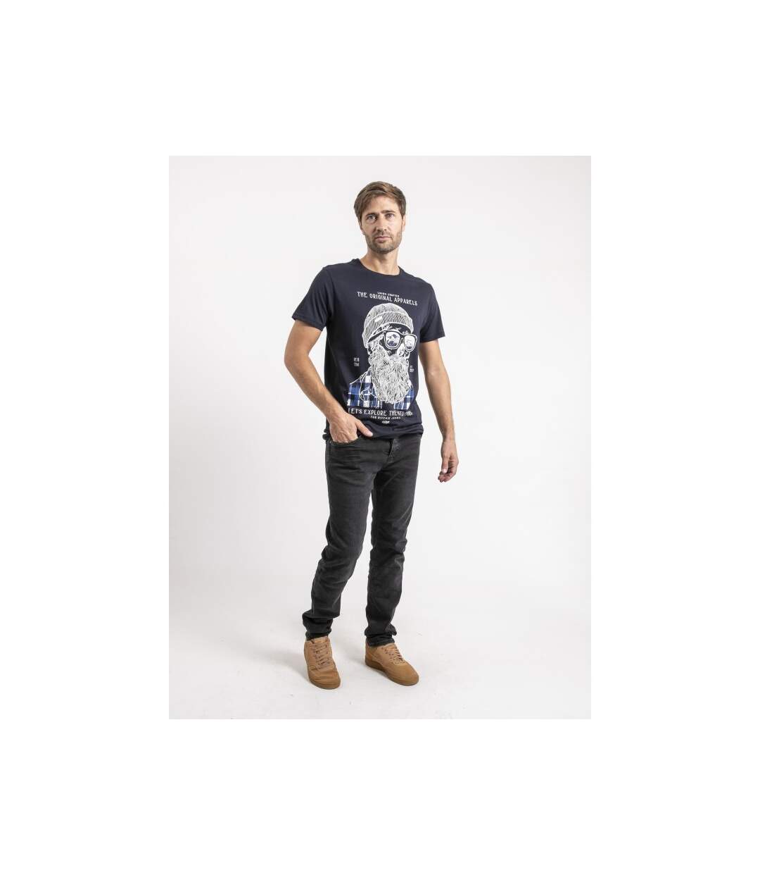 T-shirt manches courtes pur coton JOCOLZA-4