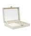 Boîte à Bijoux Feutrine 20cm Blanc-1