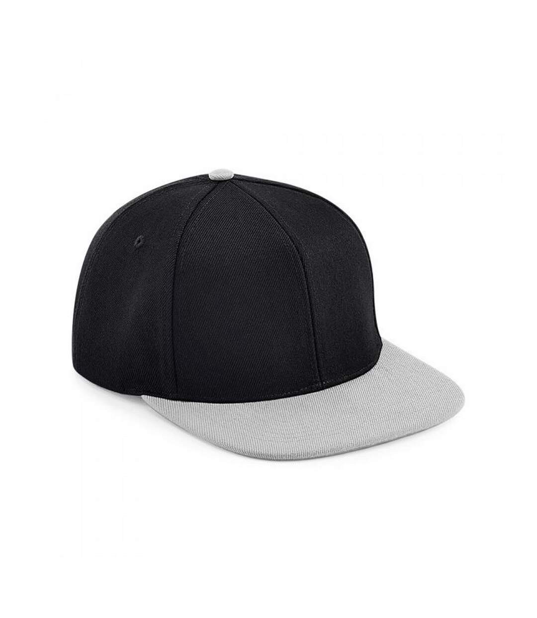 Casquette ajustable adulte noir / gris Beechfield-1