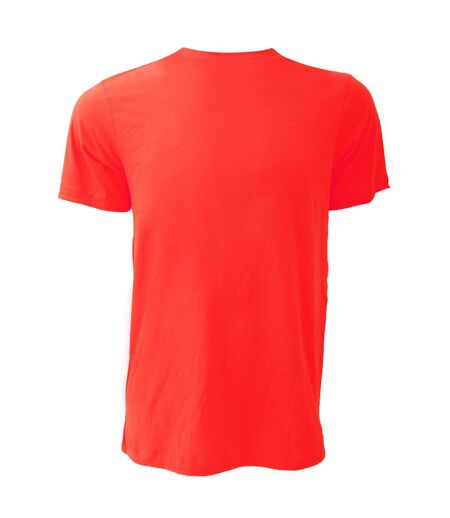 Canvas T-shirt Jersey Hommes Rouge Vif Bella + Canvas
