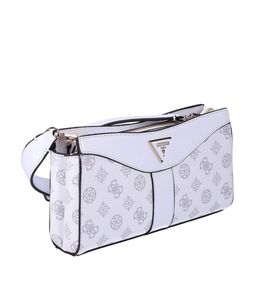 Sac à Bandoulière Blanc Femme Guess Dorys - Taille unique-2