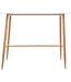 Table haute design scandinave Roka - L. 120 x H. 105 cm - Blanc-2