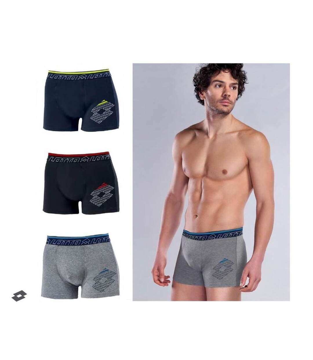 Boxer homme LOTTO Pack de 6 Boxers 1318