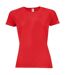 T-shirt Sporty Femme Rouge SOLS-1
