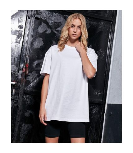 Build Your Brand Womens/Ladies Boyfriend Oversized T-Shirt (White)