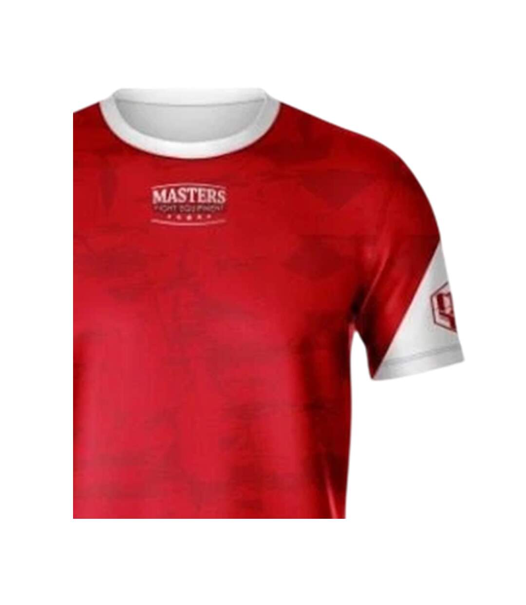 Mens Fight Kickboxing T-shirt Red Masters-3
