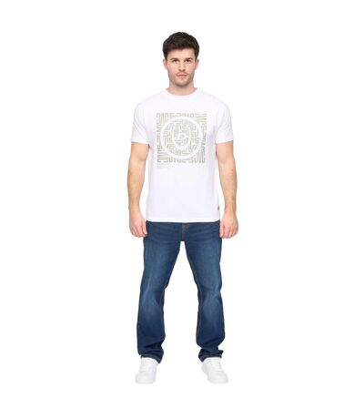 T-shirt Pixalate Homme Blanc Duck And Cover