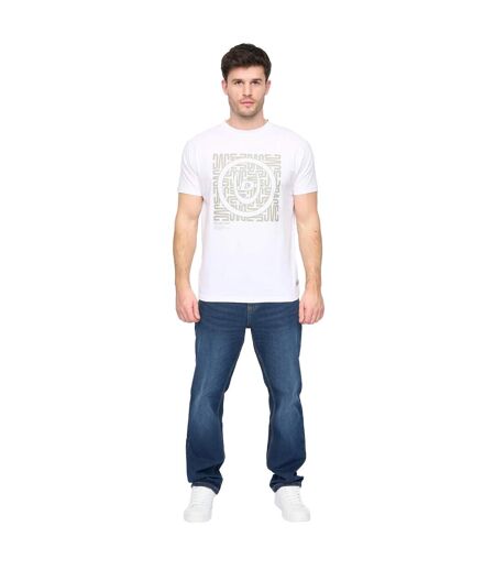 T-shirt pixalate homme blanc Duck and Cover