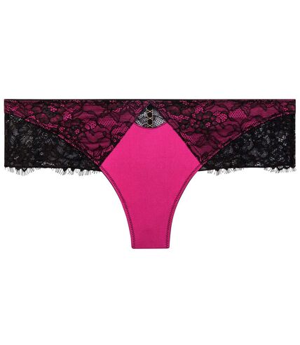 Shorty tanga noir/fuchsia Dragon