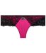 Shorty tanga noir/fuchsia Dragon