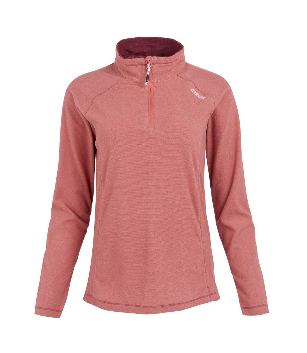 Great outdoors womens/ladies montes half zip fleece top mineral red/dusty rose Regatta-1