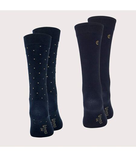Lot de 2 paires de chaussettes mi-hautes homme Fantaisie Eminence