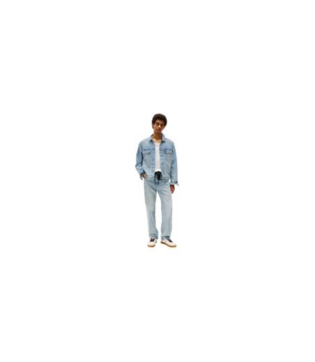 Veste En Jean Motif/style Drapeau Homme Bleu Tommy Jeans