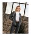 Build Your Brand Womens/Ladies Windrunner Recycled Jacket (Black/White) - UTRW8038