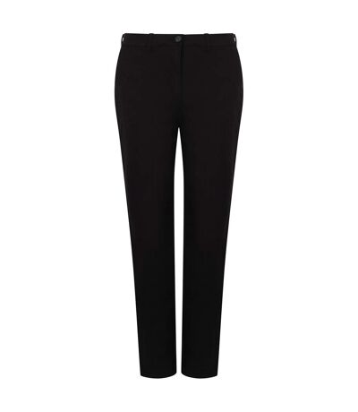 Henbury Womens/Ladies Stretch Chinos (Black) - UTPC5885