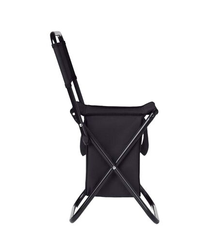Sit & drink folding chair one size black MidOcean