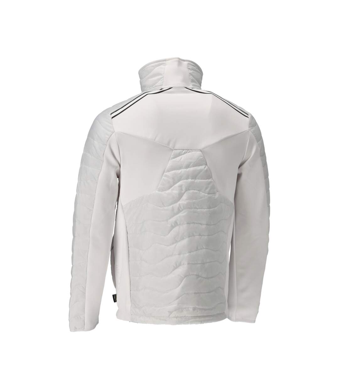 Mens Customized Thermal Jacket White Mascot-2