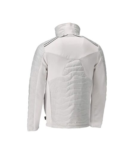 Mens Customized Thermal Jacket White Mascot