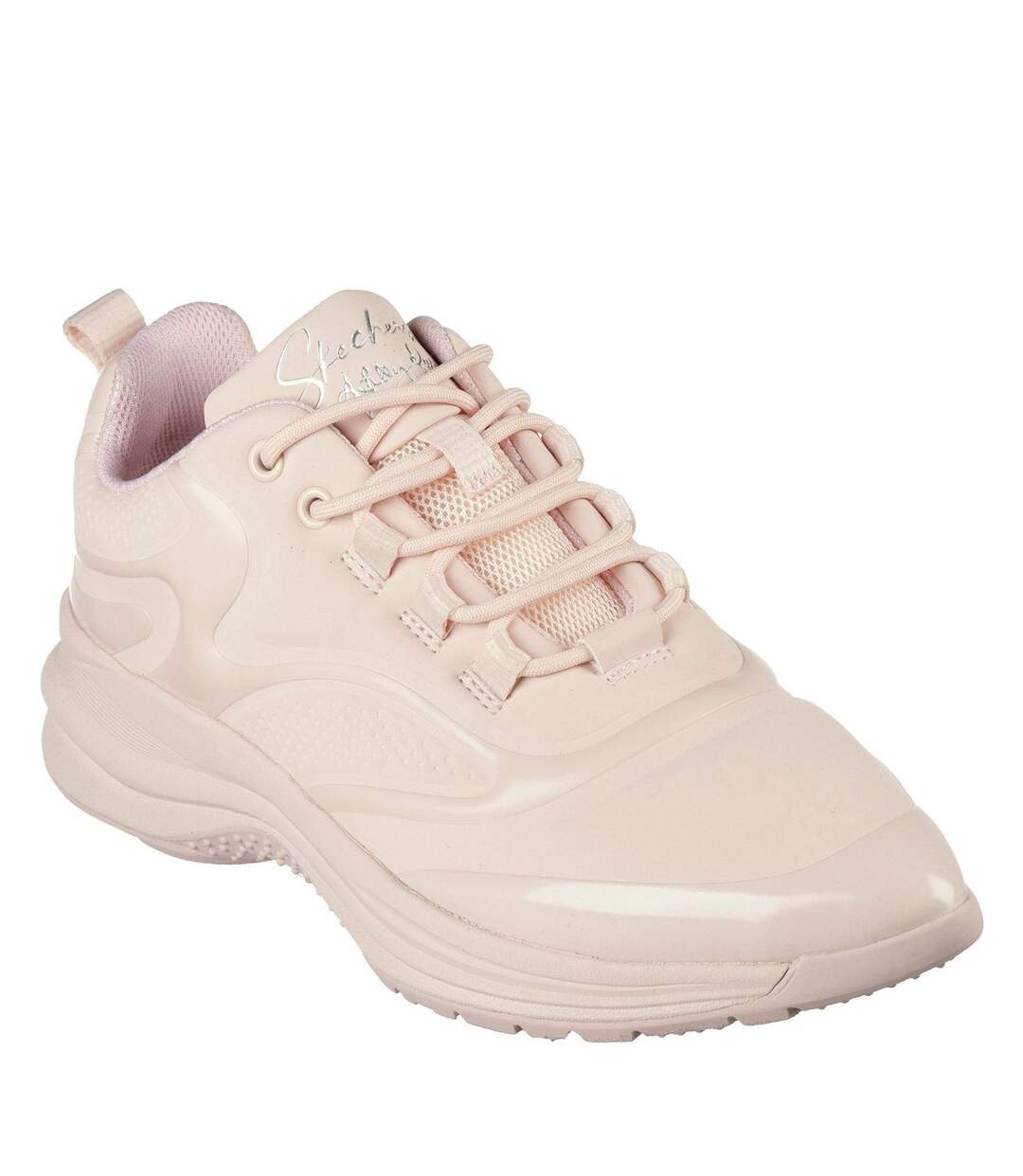Womens/ladies Hot Melt Trainers Blush Skechers-1