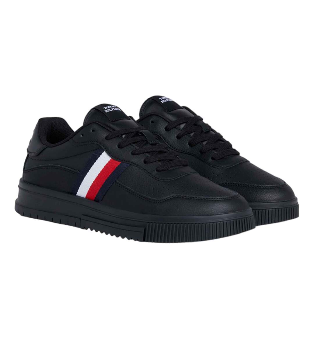 Baskets Style À Rayures Supercup Homme Noir Tommy Hilfiger-2