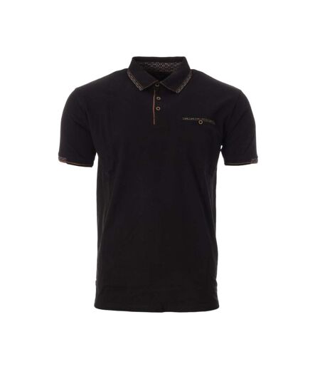 Polo noir homme rms26 91300 - 3xl