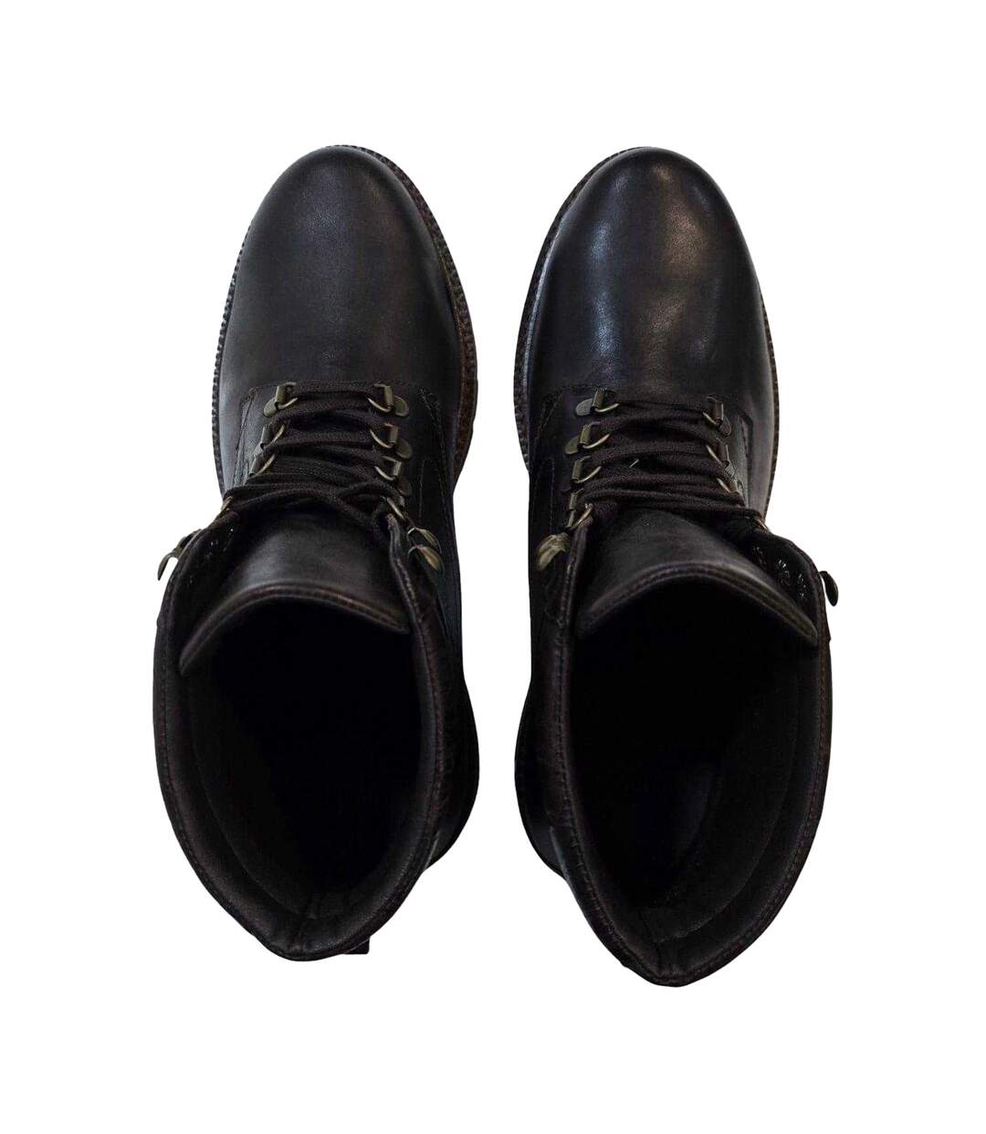 Chaussures Montantes De Randonnée Portal Homme Marron Foncé Firetrap-4