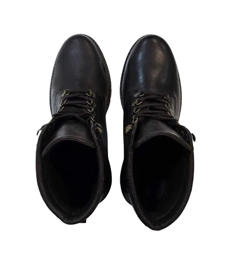 Chaussures Montantes De Randonnée Portal Homme Marron Foncé Firetrap