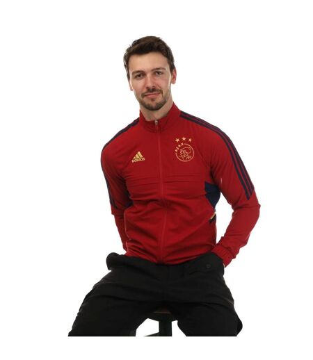 Veste 2022/23 pre match homme rouge Adidas