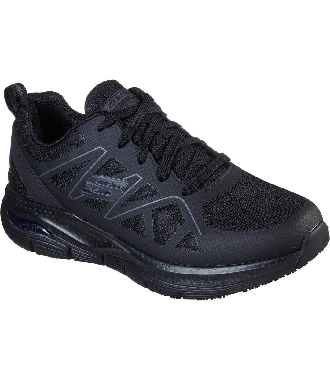 Skechers Mens SR Axtell Safety Shoes (Black) - UTFS7949-1