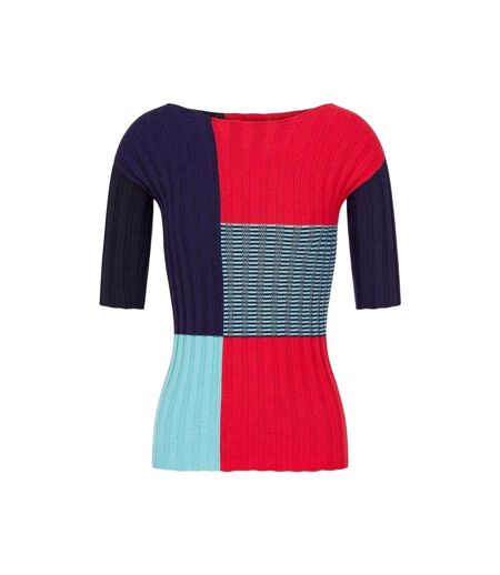 Haut Femme Rouge Emporio Armani EA7
